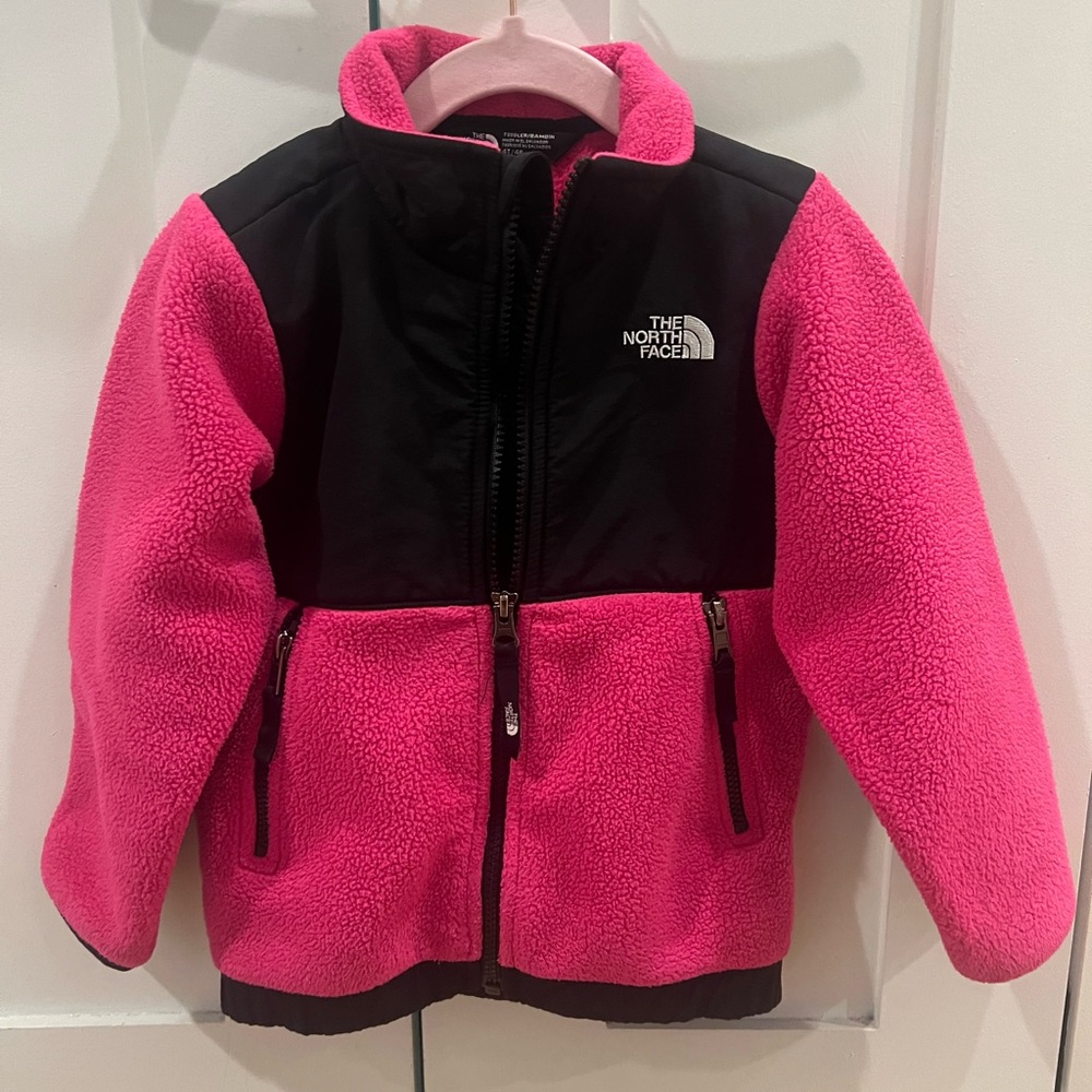 North Face Denali fleece jacket - hot pink 4T